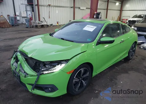 2017 Honda Civic Touring from USA, damaged, VIN 2HGFC3B97HH351317